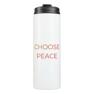 Termo Taza térmica Choose Peace T minimalista vida sua