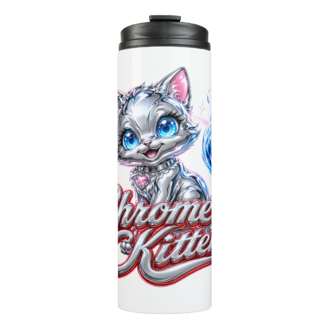 Termo Taza térmica CHROME KITTEN (Anverso)