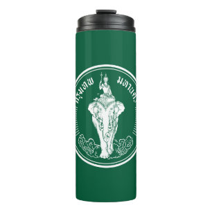 Termo Taza térmica con bandera de Bangkok, Tailandia