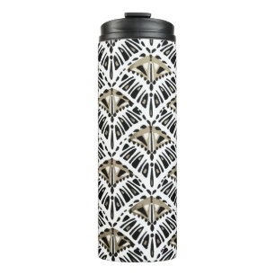 Termo Taza térmica con diseño de ventilador Art Deco