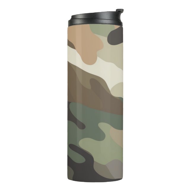 Termo Taza térmica con estampado de camuflaje audaz que  (Rotado hacia la izquierda)