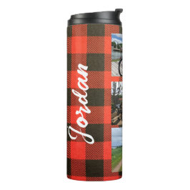 Termo Taza térmica con estampado de cuadros de Búfalo co