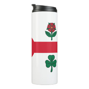 Termo Taza térmica con la bandera de Montreal, Canadá