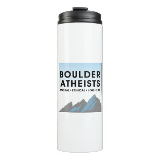 Termo Taza térmica con logotipo de Boulder Atheists