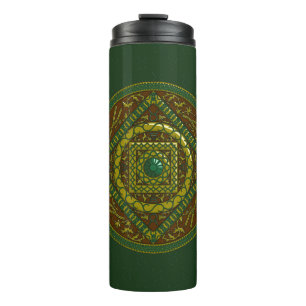 Termo Taza térmica con mandala de Tauro