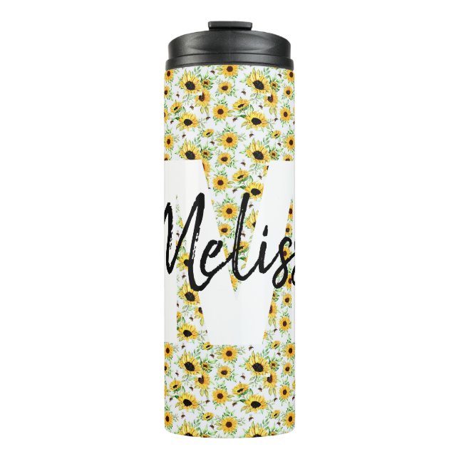 Termo Taza térmica con monograma personalizado (Anverso)
