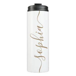Termo Taza térmica con nombre personalizado en guión de