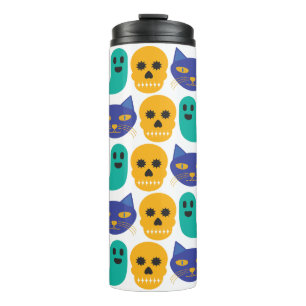 Termo Taza térmica con patrón de Halloween
