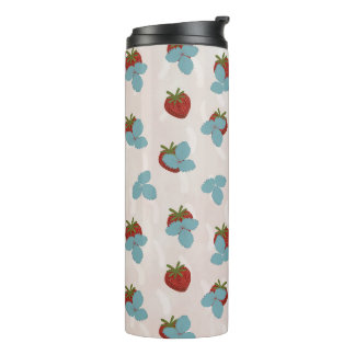 Termo Taza térmica con salpicaduras de fresa
