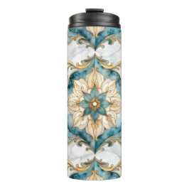 Termo Taza térmica con tapiz de floración cerúlea