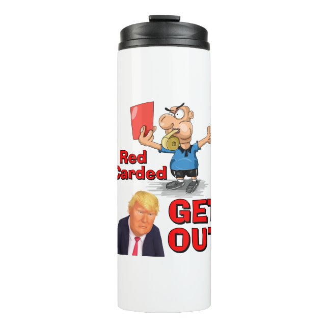 Termo Taza Térmica con Tarjeta Roja (Anverso)