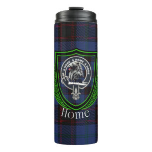 Termo Taza térmica con tartán y emblema del clan escocés