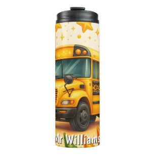 Termo Taza Térmica Conductor de Autobús Escolar Tembloro