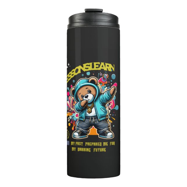 Termo Taza térmica DABBING FUTURE LESSONS LEARN (Anverso)