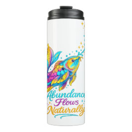 Termo Taza térmica de abundancia de peces koi coloridos