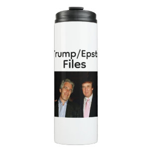 Termo Taza térmica de archivos de Trump/Epstein