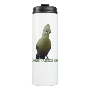 Termo Taza térmica de ave Turaco de Knysna africano
