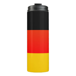 Termo Taza térmica de bandera alemana o Deutsche Flagge