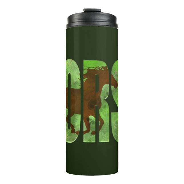 Termo taza térmica de caballo (Anverso)