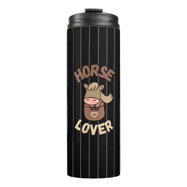Termo Taza térmica de caballo lindo (Anverso)