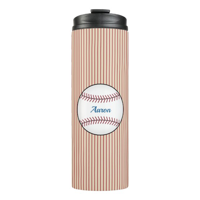 Termo Taza térmica de café de béisbol personalizada (Anverso)