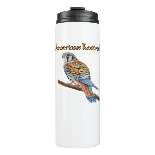Termo Taza térmica de cernícalo americano (Anverso)
