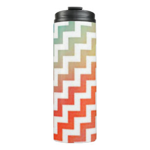 Termo Taza térmica de chevron pastel