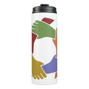 Termo Taza térmica de Colorful Hand