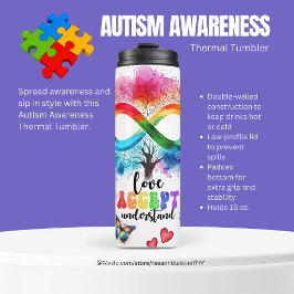 Termo Taza térmica de Conciencia del Autismo