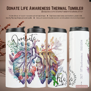 Termo Taza térmica de concienciación sobre donación de v
