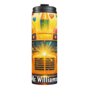 Termo Taza térmica de conductor de autobús cósmico