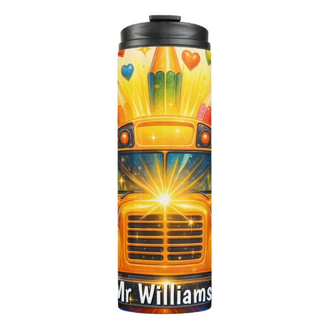 Termo Taza térmica de conductor de autobús cósmico (Anverso)