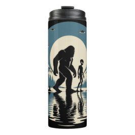 Termo Taza térmica de criptozoología de Bigfoot Alien OV