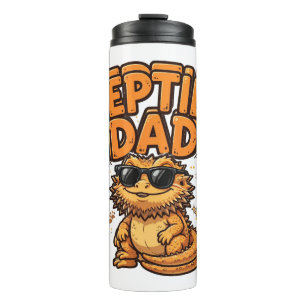 Termo Taza Térmica de Dragón Barbudo Papá Reptil