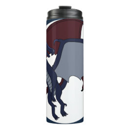 Termo Taza térmica de dragón de fantasía mitológica asce