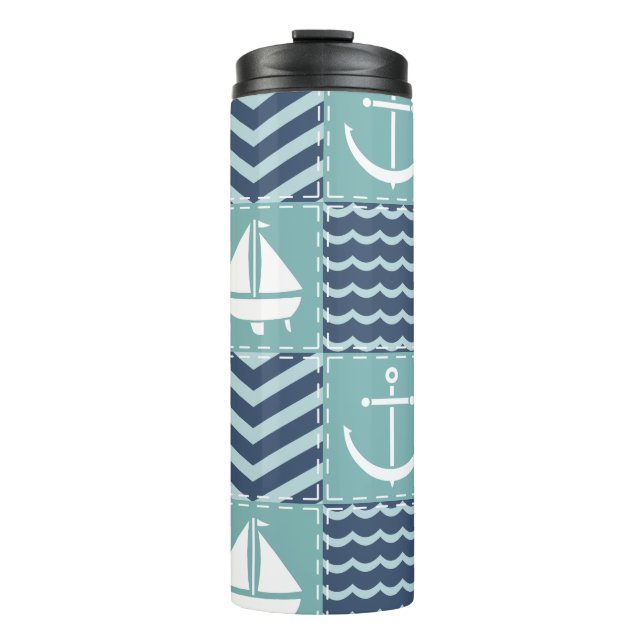 Termo Taza térmica de edredón náutico (Anverso)
