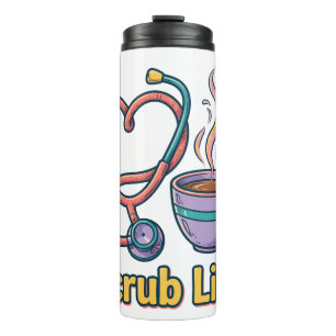 Termo Taza Térmica de Enfermera Scrub Life