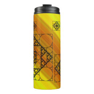 Termo Taza térmica de geometría fractal