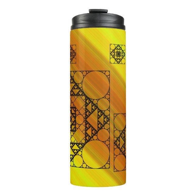 Termo Taza térmica de geometría fractal (Anverso)