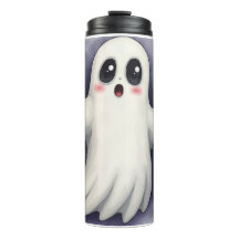 Taza térmica de Halloween de fantasma espeluznante