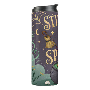 Termo Taza térmica de Halloween embrujada Revolviendo He