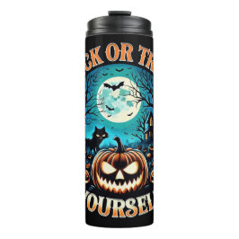 Termo Taza térmica de Halloween espeluznante - Truco o t
