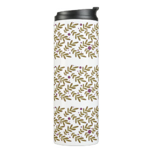 Termo Taza térmica de hoja botánica