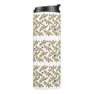 Termo Taza térmica de hoja botánica