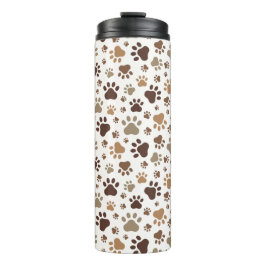 Termo Taza térmica de huellas de patas embarradas