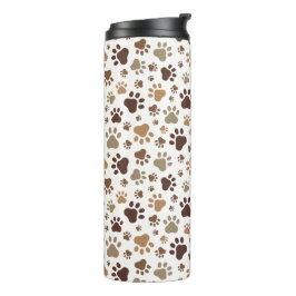 Termo Taza térmica de huellas de patas embarradas