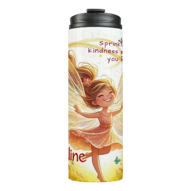 Termo Taza térmica de jardín de hadas amables (Anverso)