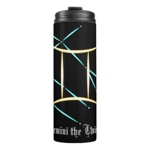 Termo Taza térmica de la constelación zodiacal Géminis