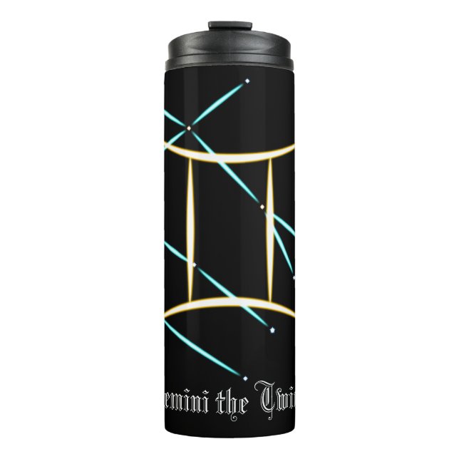 Termo Taza térmica de la constelación zodiacal Géminis (Anverso)