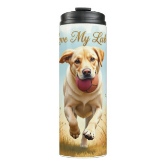 Termo Taza térmica de Labrador que amo
